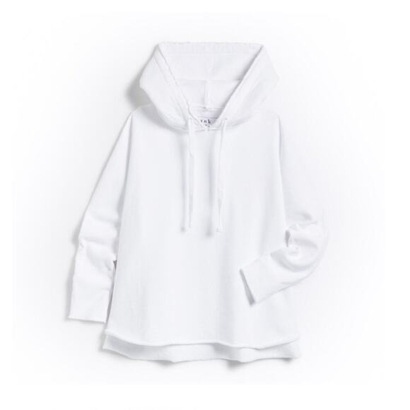 Frank & Eileen Kane Caplet Hoodie Triple Fleece In White Size XS Top - Picture 5 of 12